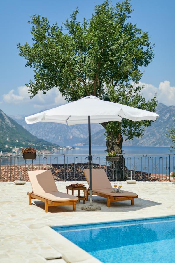 Our Sunset Apartments With Pool And Sea View Kotor Exterior photo