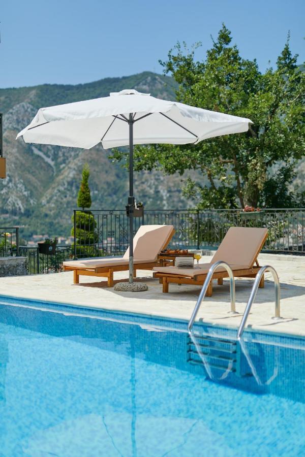 Our Sunset Apartments With Pool And Sea View Kotor Exterior photo