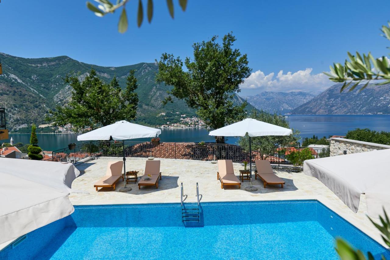 Our Sunset Apartments With Pool And Sea View Kotor Exterior photo