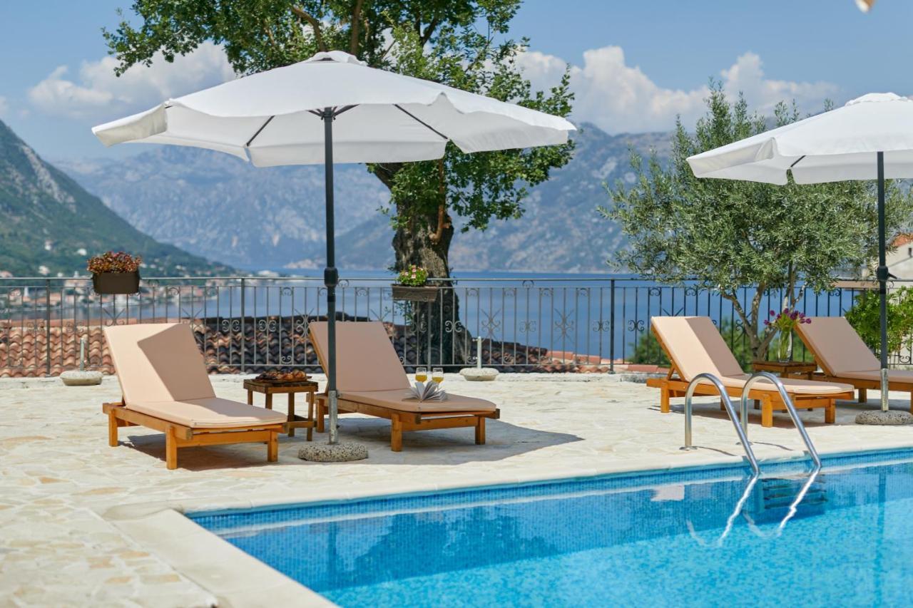 Our Sunset Apartments With Pool And Sea View Kotor Exterior photo